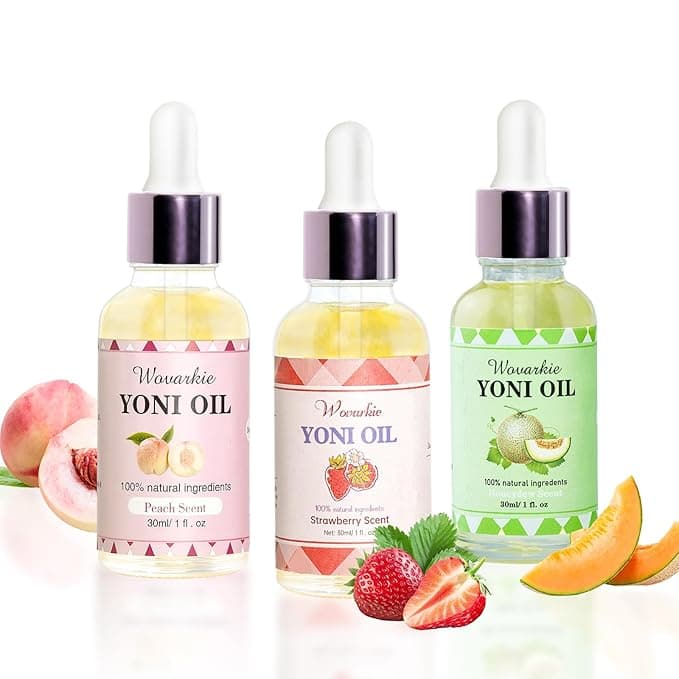 Yoni Oil Gift Set — Trio of Peach, Strawberry & Rose (3 x 30ml)