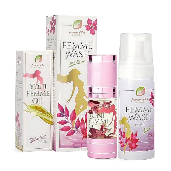 Femme Detox Yoni Oil & Feminine Wash Bundle — Complete Nourishment Ritual