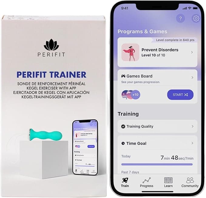 Perifit Kegel Trainer — Gamified Pelvic Floor Training with App