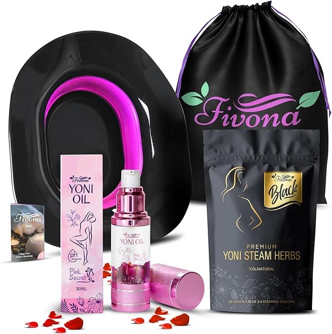 Fivona 4-in-1 Complete Yoni Care Kit — Steam Seat, Oil, Herbs & Bag