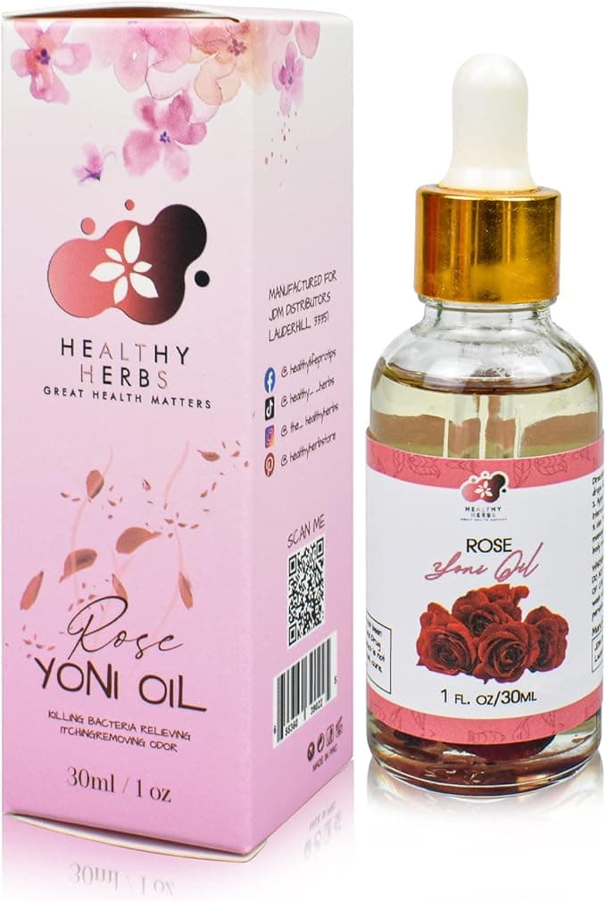 YONI Red Rose Intimate Care Oil — Rose, Calendula & Lavender